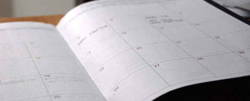 Calendar diary book