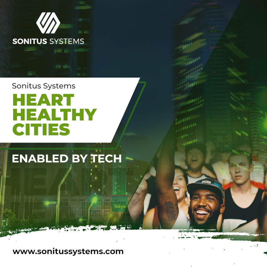 Heart healthy cities enabled by tech